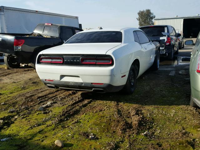 2C3CDZAG9FH906402 - 2015 DODGE CHALLENGER WHITE photo 4