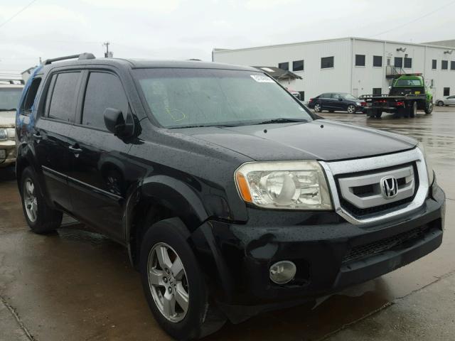 5FNYF38569B007536 - 2009 HONDA PILOT EXL BLACK photo 1