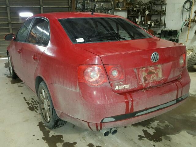 3VWPF71K27M194878 - 2007 VOLKSWAGEN JETTA 2.5 RED photo 3