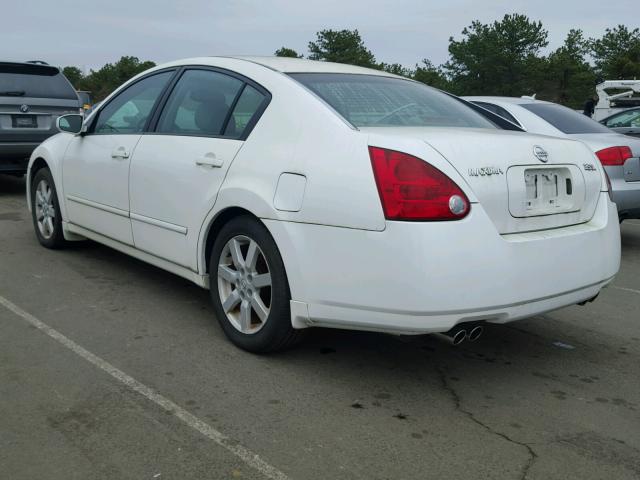 1N4BA41E34C830277 - 2004 NISSAN MAXIMA SE WHITE photo 3