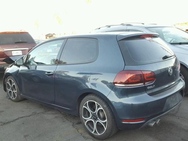 WVWBB7AJ0AW315009 - 2010 VOLKSWAGEN GOLF BLUE photo 3