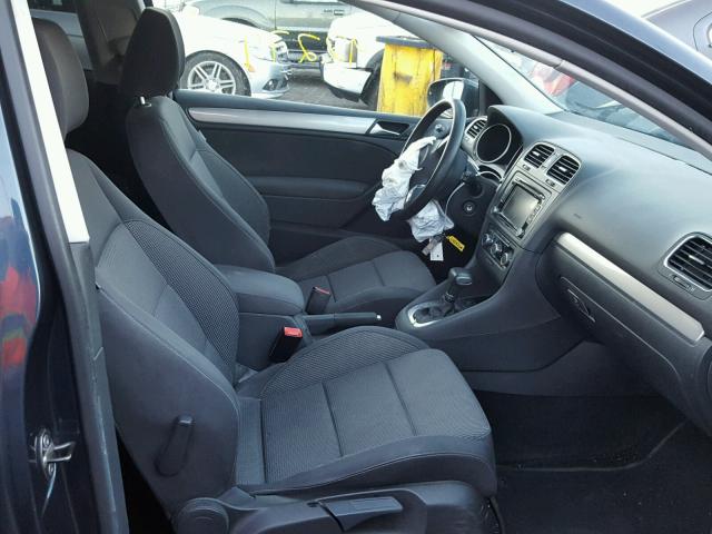 WVWBB7AJ0AW315009 - 2010 VOLKSWAGEN GOLF 蓝色 照片 5