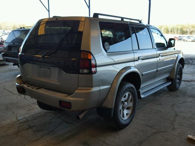 JA4LS41R11P066474 - 2001 MITSUBISHI MONTERO SP GOLD photo 4