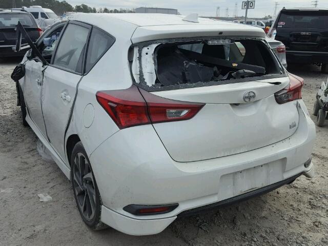 JTNKARJE8GJ515185 - 2016 TOYOTA SCION IM WHITE photo 3