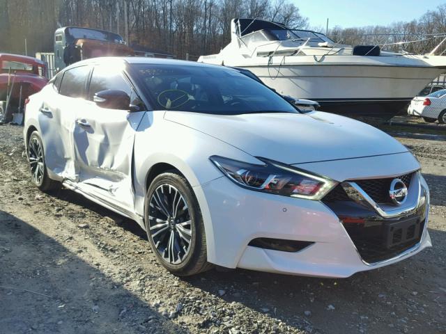 1N4AA6AP3GC417918 - 2016 NISSAN MAXIMA 3.5 WHITE photo 1