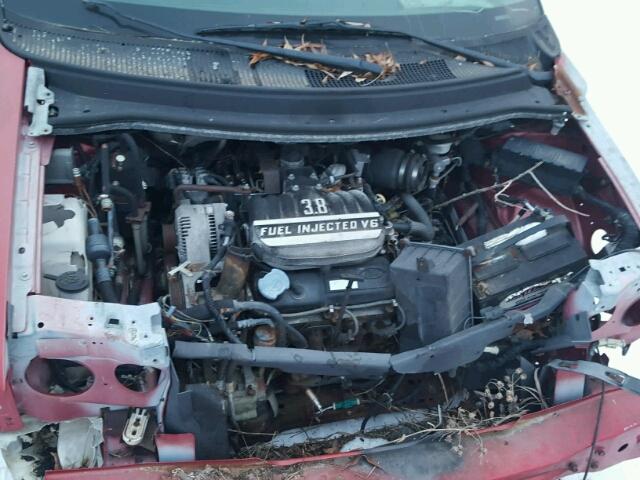 2FMDA5140SBD21885 - 1995 FORD WINDSTAR W RED photo 7