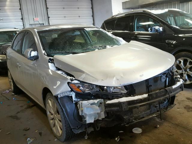 KNAFW4A3XB5336850 - 2011 KIA FORTE SX SILVER photo 1