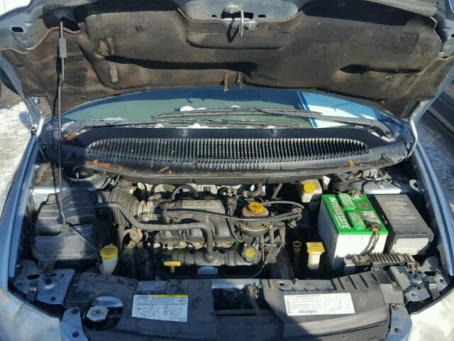 2D4GP24383R218887 - 2003 DODGE GRAND CARA BLUE photo 7