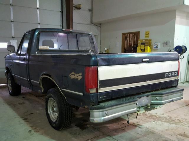 1FTEF14Y6SNA63412 - 1995 FORD F150 GREEN photo 3