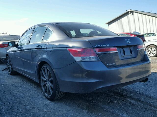 1HGCP2F32CA129752 - 2012 HONDA ACCORD LX GRAY photo 3