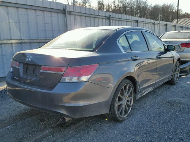 1HGCP2F32CA129752 - 2012 HONDA ACCORD LX GRAY photo 4