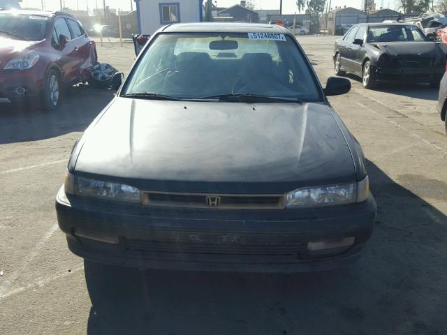 1HGCB7661MA183518 - 1991 HONDA ACCORD EX BLACK photo 10