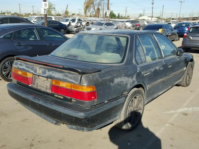 1HGCB7661MA183518 - 1991 HONDA ACCORD EX BLACK photo 4