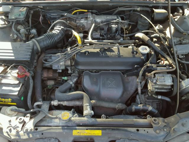 1HGCB7661MA183518 - 1991 HONDA ACCORD EX BLACK photo 7