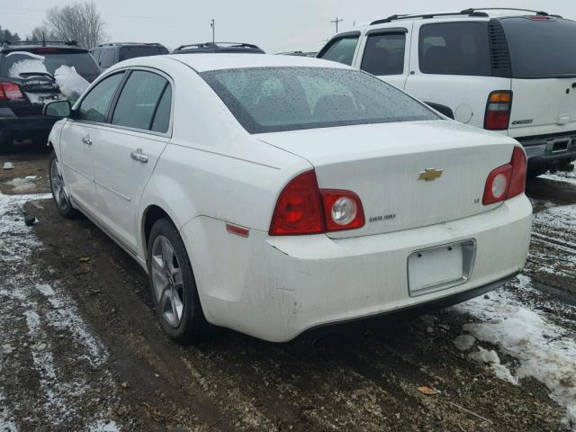 1G1ZH57B094263804 - 2009 CHEVROLET MALIBU 1LT WHITE photo 3