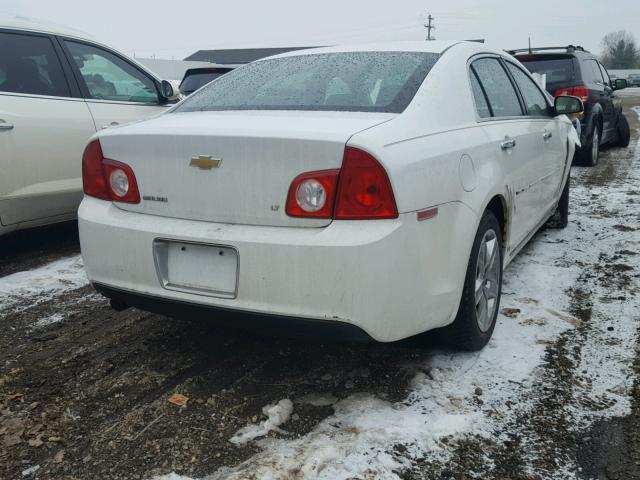 1G1ZH57B094263804 - 2009 CHEVROLET MALIBU 1LT WHITE photo 4