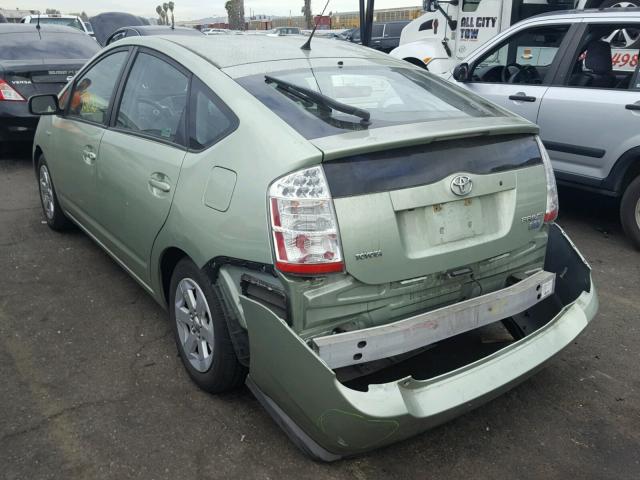 JTDKB20U473282685 - 2007 TOYOTA PRIUS GREEN photo 3