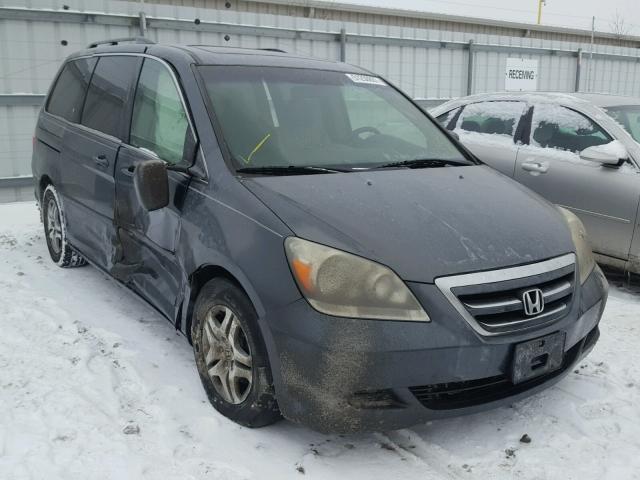 5FNRL38786B454699 - 2006 HONDA ODYSSEY EX GRAY photo 1