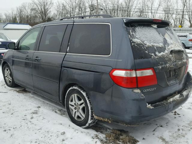 5FNRL38786B454699 - 2006 HONDA ODYSSEY EX GRAY photo 3