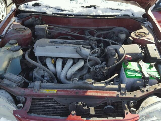 2T1BR12E6XC776212 - 1999 TOYOTA COROLLA VE RED photo 7