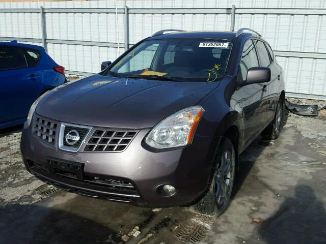 JN8AS58V88W131489 - 2008 NISSAN ROGUE S GRAY photo 2