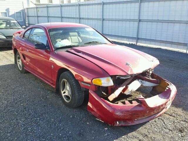 1FAFP4047WF126514 - 1998 FORD MUSTANG MAROON photo 1