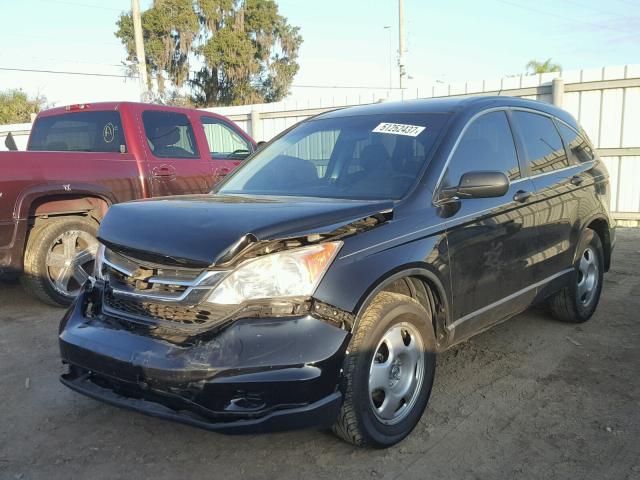 3CZRE3H36BG701241 - 2011 HONDA CR-V LX BLACK photo 1