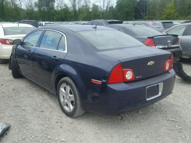 1G1ZB5EB5AF214885 - 2010 CHEVROLET MALIBU LS Mavi foto 3