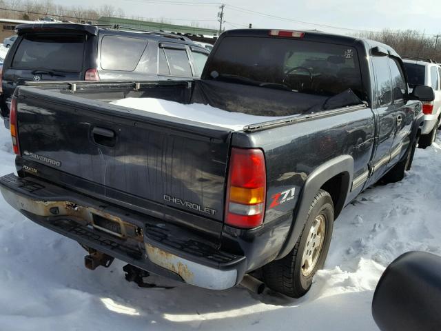 1GCEK19T62E179511 - 2002 CHEVROLET SILVERADO BLACK photo 4