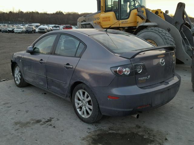 JM1BK124X71752978 - 2007 MAZDA 3 S GRAY photo 3