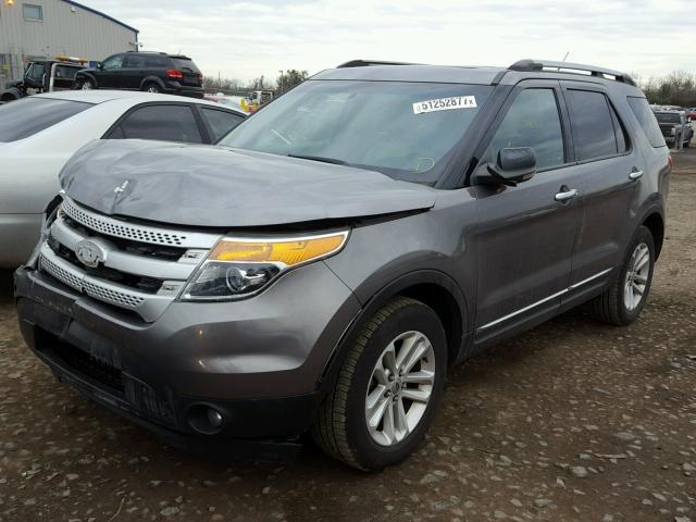 1FMHK8D84BGA90254 - 2011 FORD EXPLORER X GRAY photo 2