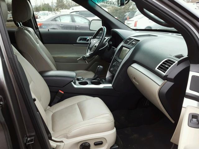 1FMHK8D84BGA90254 - 2011 FORD EXPLORER X GRAY photo 5