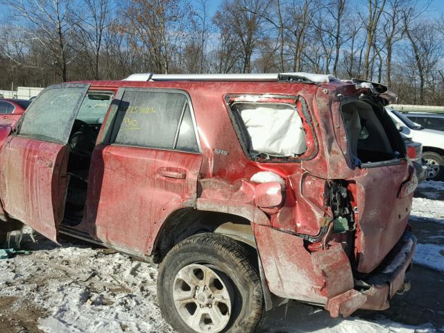 JTEBU5JR4G5355401 - 2016 TOYOTA 4RUNNER SR RED photo 9