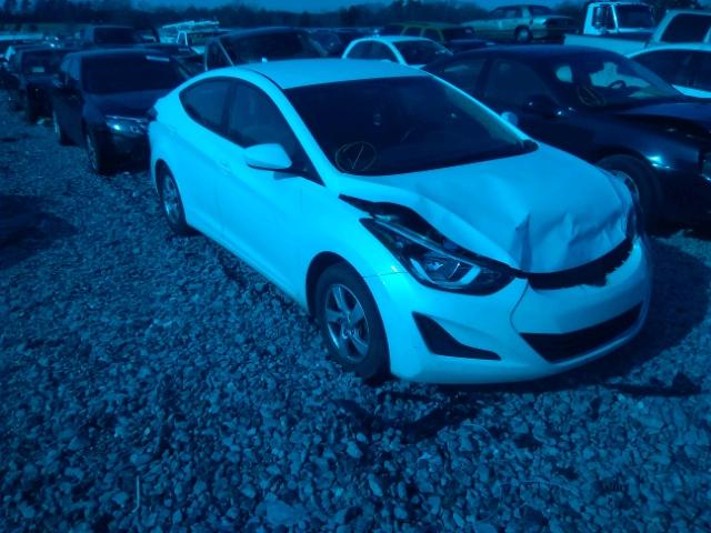 5NPDH4AE6FH623954 - 2015 HYUNDAI ELANTRA SE WHITE photo 1