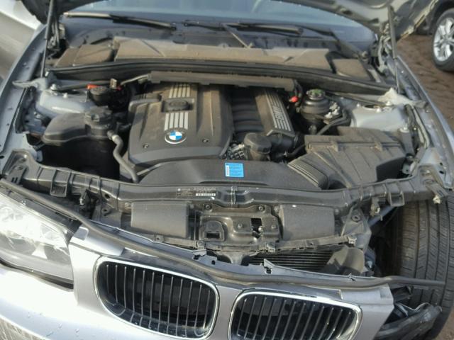 WBAUL7C55BVM80239 - 2011 BMW 128 I GRAY photo 7