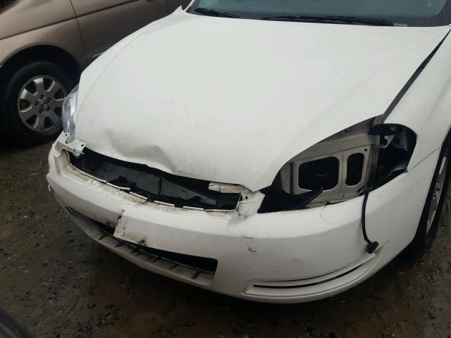 2G1WT55KX69412345 - 2006 CHEVROLET IMPALA LT WHITE photo 9