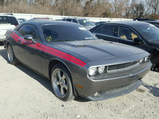 2C3CDYBT0CH204597 - 2012 DODGE CHALLENGER GRAY photo 1