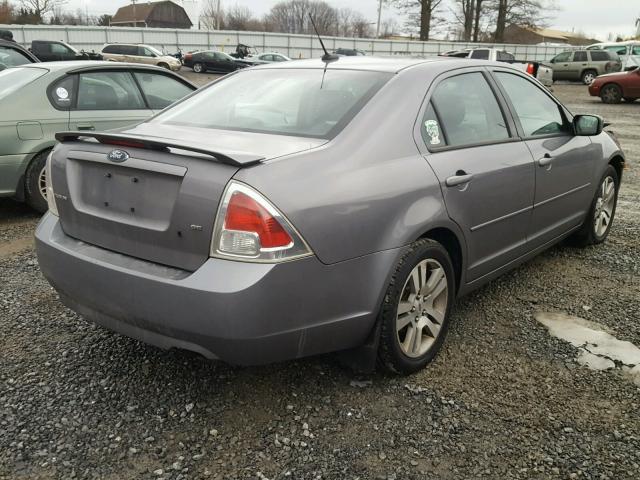 3FAHP07Z27R203622 - 2007 FORD FUSION SE GRAY photo 4