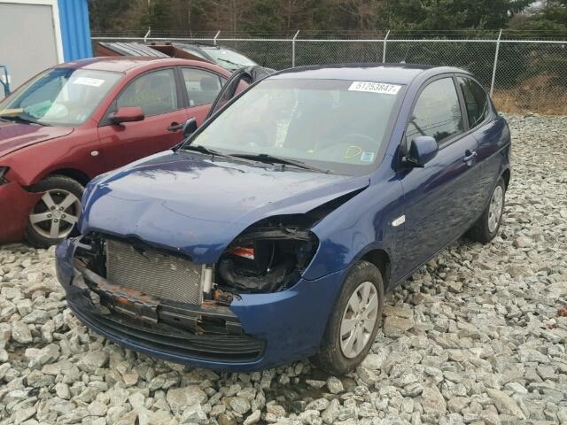 KMHCN3BC2BU204362 - 2011 HYUNDAI ACCENT SE BLUE photo 2