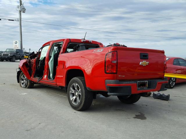 1GCGTCE38F1119363 - 2015 CHEVROLET COLORADO Z RED photo 3