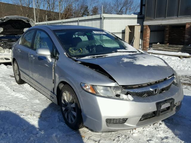 19XFA1F92AE037546 - 2010 HONDA CIVIC EXL SILVER photo 1