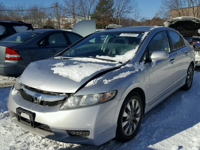 19XFA1F92AE037546 - 2010 HONDA CIVIC EXL SILVER photo 2