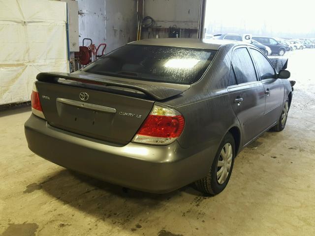 4T1BE32K25U537247 - 2005 TOYOTA CAMRY LE GRAY photo 4