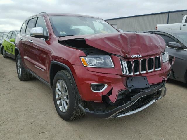 1C4RJFBG0FC779361 - 2015 JEEP GRAND CHER MAROON photo 1