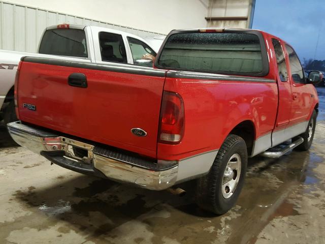 1FTZX1725YKA80931 - 2000 FORD F150 RED photo 4