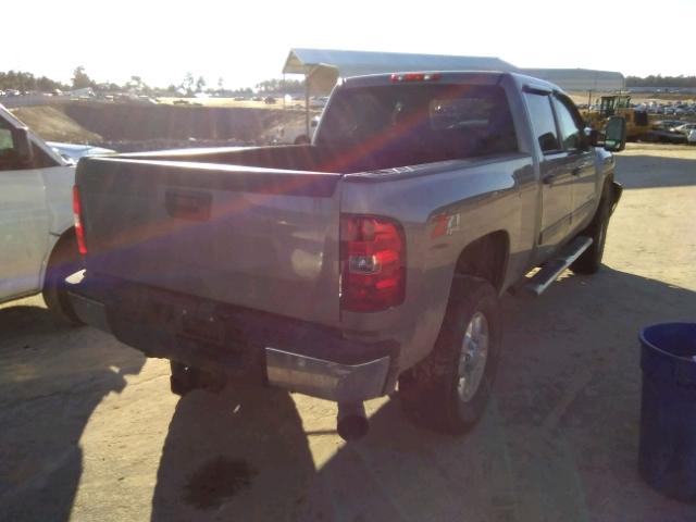 1GC1KXC86EF113402 - 2014 CHEVROLET SILVERADO GRAY photo 4