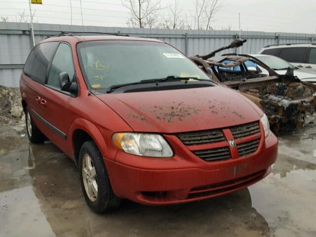 1D4GP24R26B576526 - 2006 DODGE GRAND CARA RED photo 1