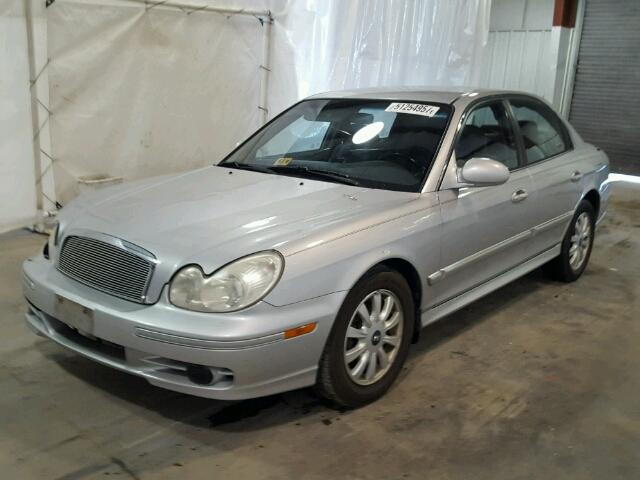 KMHWF35H45A105646 - 2005 HYUNDAI SONATA GLS SILVER photo 2