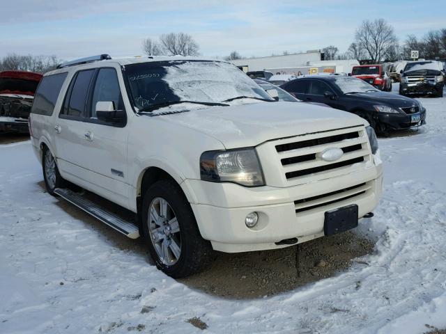 1FMFK205X8LA14070 - 2008 FORD EXPEDITION WHITE photo 1