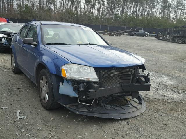 1B3LC46BX9N561179 - 2009 DODGE AVENGER SE BLUE photo 1